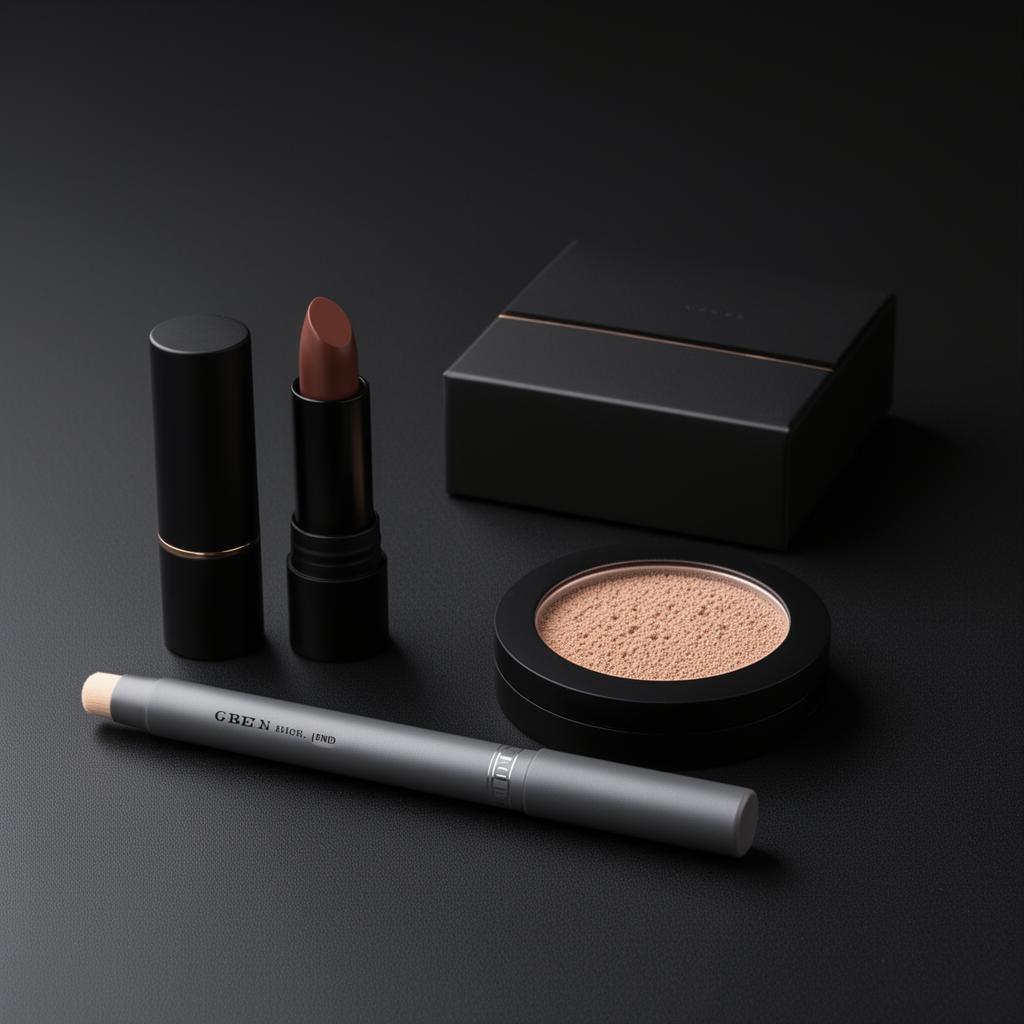 The Screen Presence Kit — contour stick, grey blend pen, and texture powder